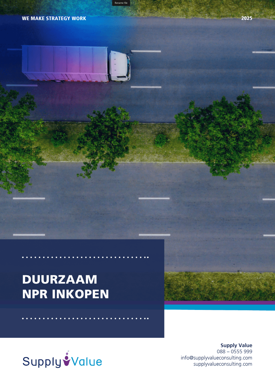 Whitepaper: Sustainable Non-Product Related (NPR) Procurement